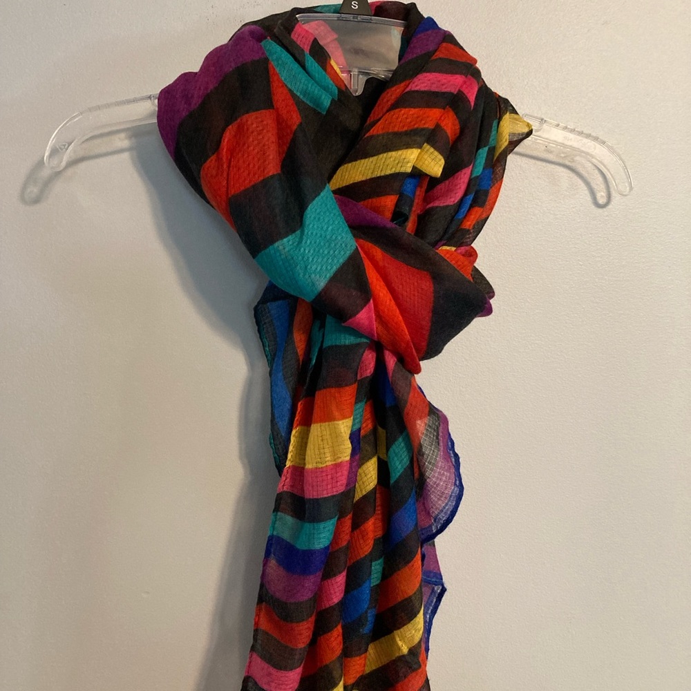 Rainbow scarf